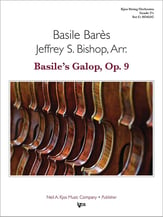 Basile's Galop, Op. 9 Orchestra sheet music cover